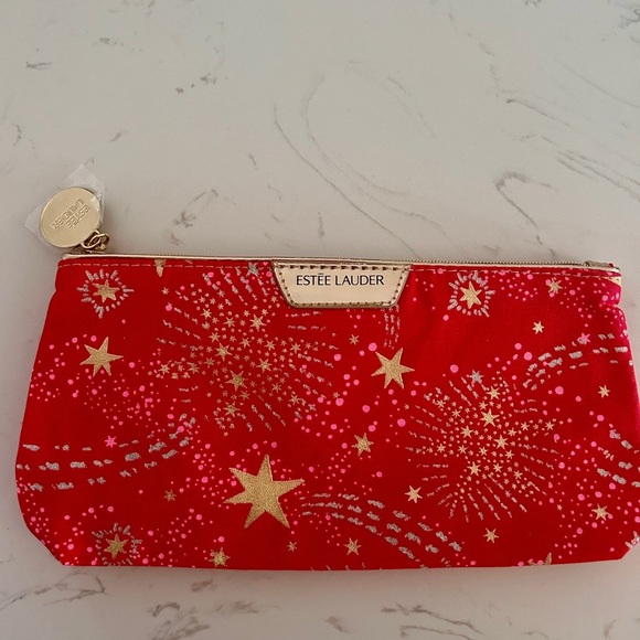 Estee Lauder Red Gold Star Constellation Cosmetics
Makeup Bag- NEW! - Picture 8 of 9